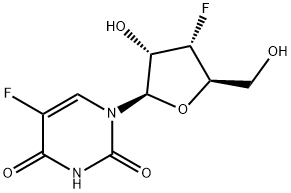 3'-Deoxy-3'-fluoro-5-fluorouridine分子式结构图