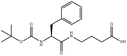 4-(2-TERT-BUTOXYCARBONYLAMINO-3-PHENYL-PROPIONYLAMINO)-BUTYRIC ACID分子式结构图