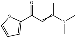 (E)-3-(二甲氨基)-1-(噻吩-2-基)丁-2-烯-1-酮分子式结构图