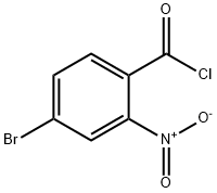 4-溴-2-硝基苯甲酰氯分子式结构图