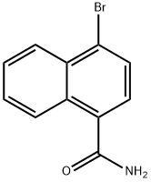 4-BroMonaphthalene-1-carboxaMide分子式结构图