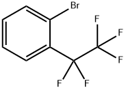 1-Bromo-2-pentafluoroethyl-benzene分子式结构图