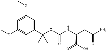 DDZ-L-天冬酰胺分子式结构图