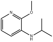 2-甲氧基-N-(1-甲基乙基)-3-氨基吡啶分子式结构图