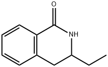 3-乙基-1,2,3,4-四氢异喹啉-1-酮分子式结构图