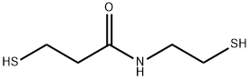 3-Mercapto-N-(2-mercaptoethyl)propanamide分子式结构图