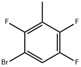 2,3,6-三氟-5-溴甲苯分子式结构图