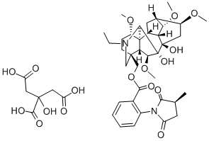 柠檬酸甲基牛扁碱分子式结构图