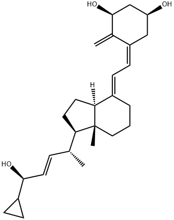 24R-卡泊三醇分子式结构图