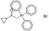 (2-Cyclopropyl-2-oxoethyl)triphenyl-phosphoniuM BroMide分子式结构图