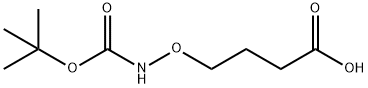 Butanoic acid, 4-[[[(1,1-dimethylethoxy)carbonyl]amino]oxy]- (9CI)分子式结构图