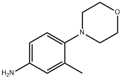 3-甲基-4-吗啉代苯胺分子式结构图