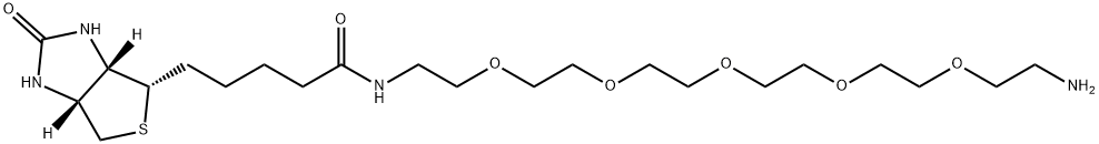 生物素-六聚乙二醇-氨基分子式结构图