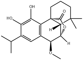 7ALPHA-甲氧基迷迭香酚分子式结构图