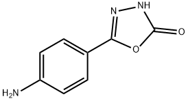 5-(4-氨基苯基)-1,3,4-噁二唑-2-醇分子式结构图