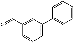 5-苯基吡啶-3-甲醛分子式结构图