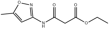 乙基 3-((5-甲基异噻唑-3-基)氨基)-3-氧亚基丙酯分子式结构图