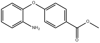 4-(2-氨基苯氧基)苯甲酸甲酯分子式结构图