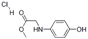 DL-对羟基苯甘氨酸甲酯盐酸盐分子式结构图