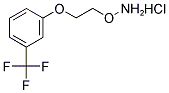 O-(2-(3-(三氟甲基)苯氧基)乙基)羟胺盐酸盐分子式结构图