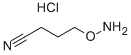 3-AMINOXY-1-NITRILEPROPANE HYDROCHOLORIDE分子式结构图