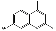 2-氯-4-甲基喹啉-7-胺分子式结构图