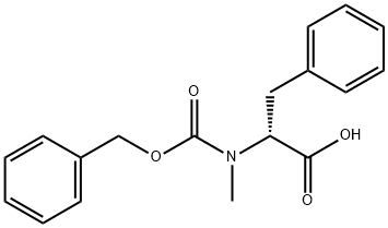 N-甲基-N-CBZ-D-丙氨酸分子式结构图