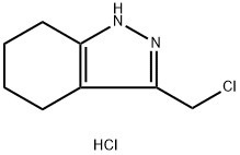 3-(氯甲基)-4,5,6,7-四氢-1H-吲唑盐酸盐分子式结构图