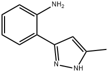 苯基胺,2-(5-甲基-2H-吡唑-3-基)-分子式结构图