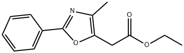 (4-Methyl-2-phenyloxazol-5-yl)-acetic acid ethyl ester分子式结构图