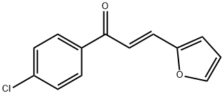 (E)-1-(4-CHLOROPHENYL)-3-(2-FURYL)-2-PROPEN-1-ONE分子式结构图