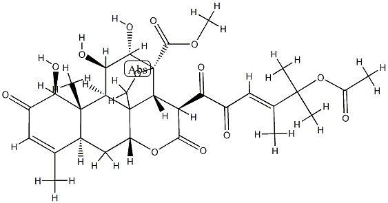 bruceanol C分子式结构图