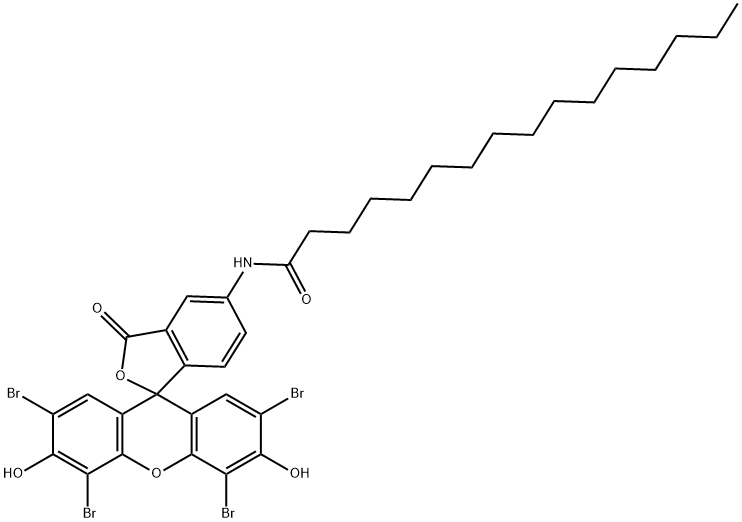 5-(N-hexadecanoyl)aminoeosin分子式结构图