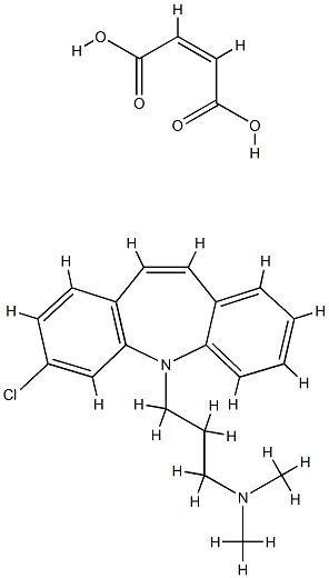 3-ChlorobalipraMine Maleate分子式结构图