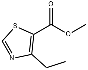 METHYL 4-ETHYLTHIAZOLE-5-CARBOXYLATE分子式结构图