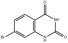 7-溴喹唑啉-(2,4)二酮分子式结构图