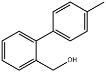 (4'-METHYL-1,1'-BIPHENYL-2-YL)METHANOL分子式结构图