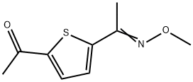 2-Acetyl-5-[1-(methoxyimino)ethyl]thiophene分子式结构图