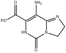 Imidazo[1,2-c]pyrimidine-7-carboxylic acid, 8-amino-2,3-dihydro-5-hydroxy-分子式结构图