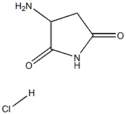 3-氨基吡咯烷-2,5-二酮盐酸盐分子式结构图