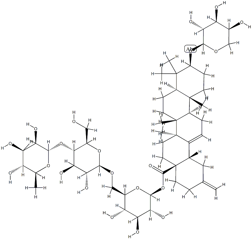 刺五加叶苷C1分子式结构图