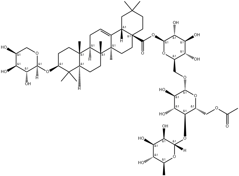 刺五加叶苷D1分子式结构图