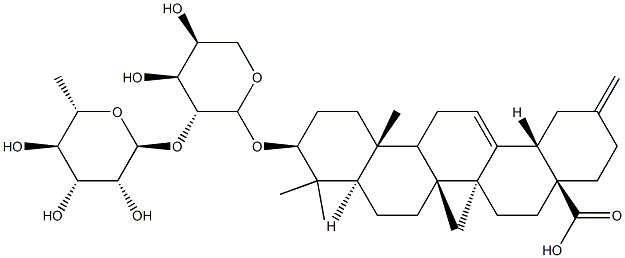 刺五加皂苷E分子式结构图