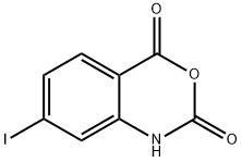 7-碘-2H-苯并[D][1,3]噁嗪-2,4(1H)-二酮分子式结构图