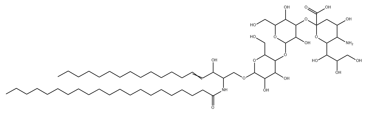 de-N-acetylneuraminyllactosylceramide分子式结构图