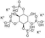 DL-INS 1,3,4,5-TETRAKISPHOSPHATE TETRAPOTASSIUM SALT分子式结构图