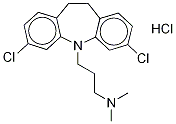 氯米帕明相关物质D分子式结构图