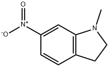 1-METHYL-6-NITRO-INDOLINE分子式结构图