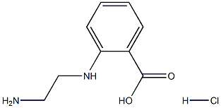 2-(2-aMinoethylaMino)benzoic acid hydrochloride分子式结构图