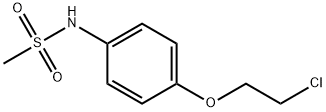 N-[4-(2-Chloroethoxy)phenyl]-methanesulfonamide分子式结构图